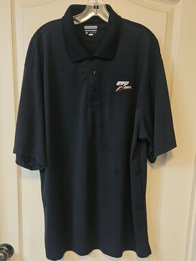 Men's Black Polo Shirt with Upward Sports Logo